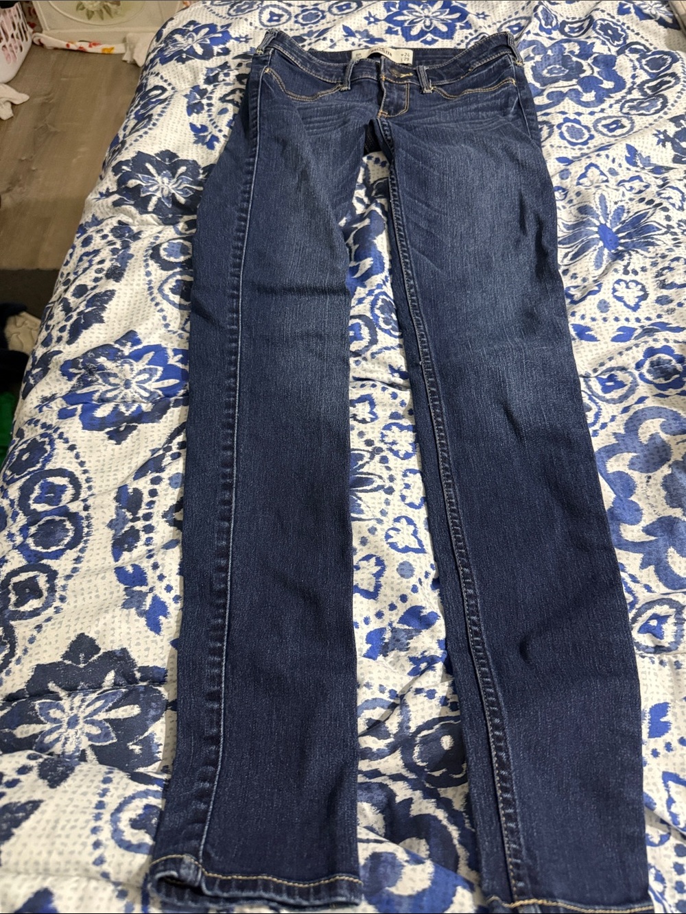 Women’s Dark Blue Slim Straight Jeans